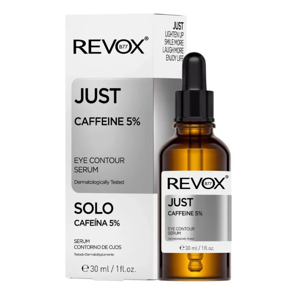 REVOX JUST Caffeine 5% An eye contour serum 30ML