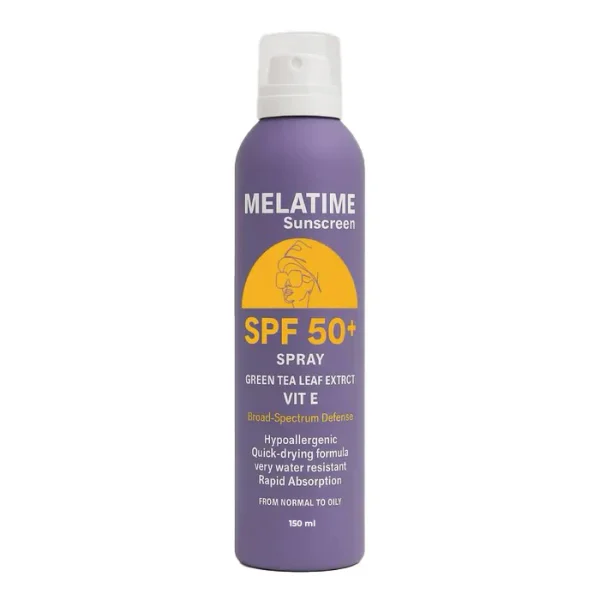 Melatime Sunscreen Spray Spf 50+ 150ML (1+1)