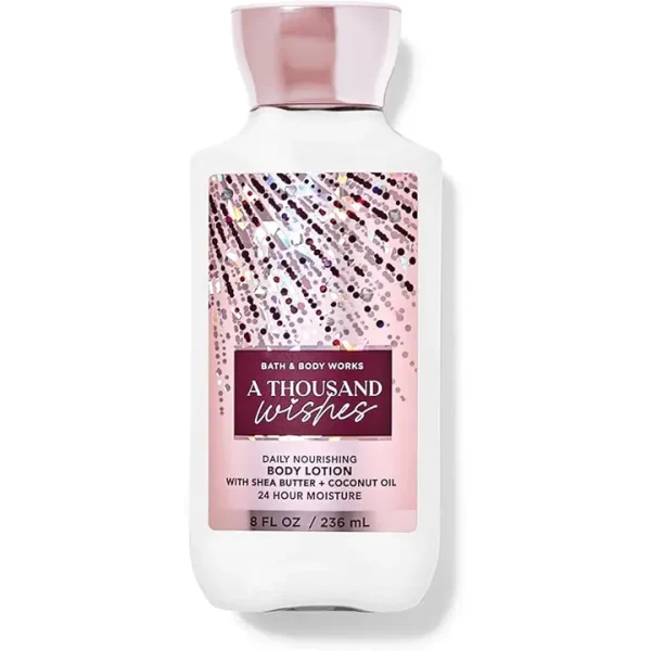 Bath & Body Works A Thousand Wishes 24 Hour Moisture Body Lotion with Shea Butter & Vitamin E – 236ml