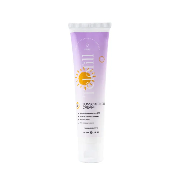 telofill sunscreen gel cream 60gm