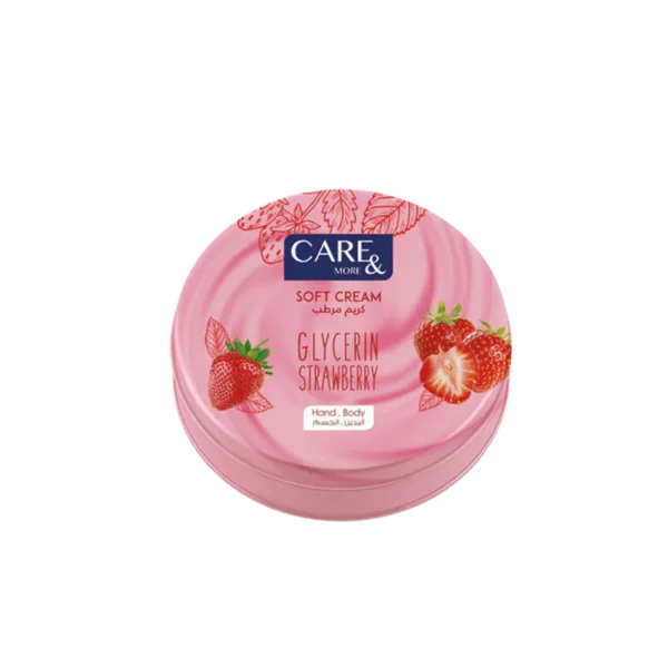 Care & More Soft Cream Strawberry 125 ml