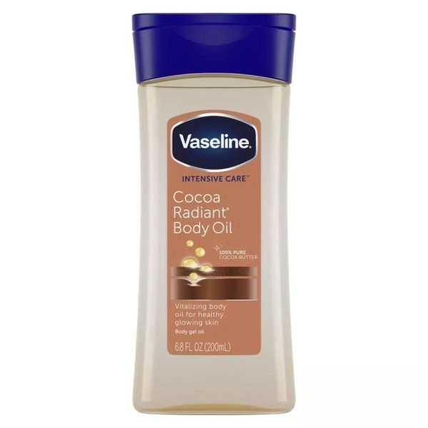 vaseline intensive care cocoa radiant body oil 200 ml