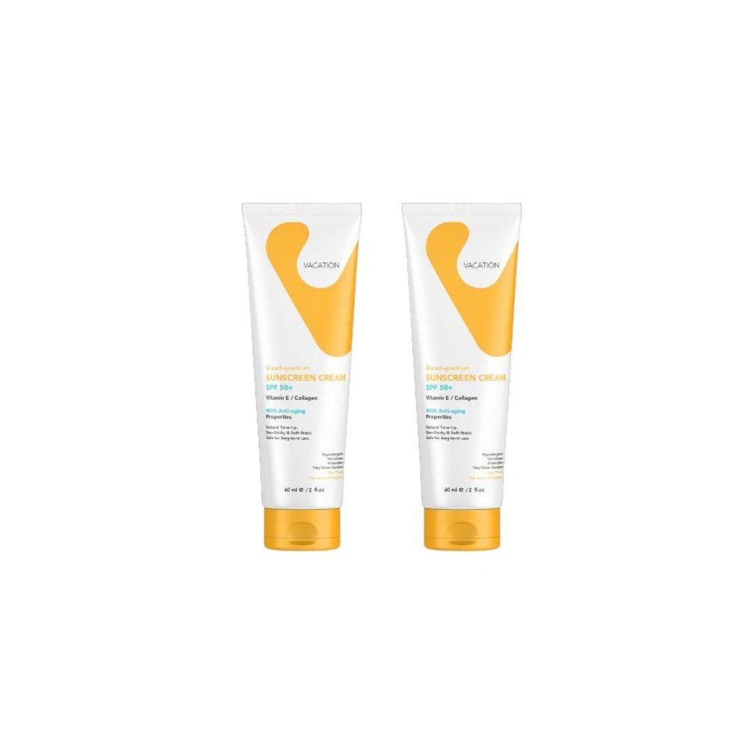 6 Vacation Sunscreen Cream 60ml (1+1) - الصورة 1