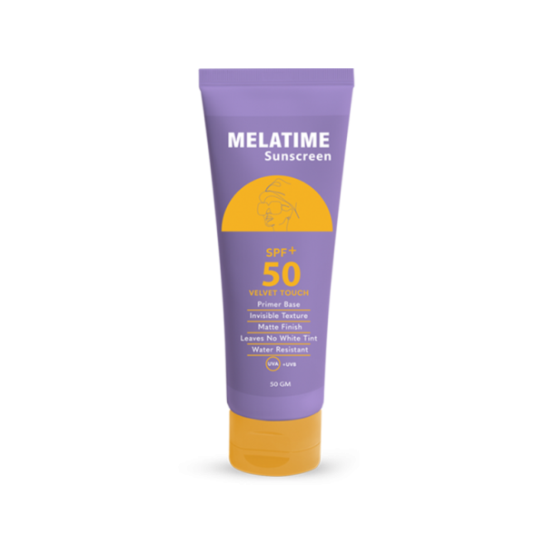 melatime sunscreen gel matte finish 50gm